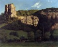 Paisaje Roca Calva en el Valle de Ornans Realismo pintor realista Gustave Courbet